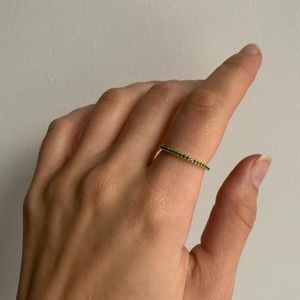 Green Gemstone Ring